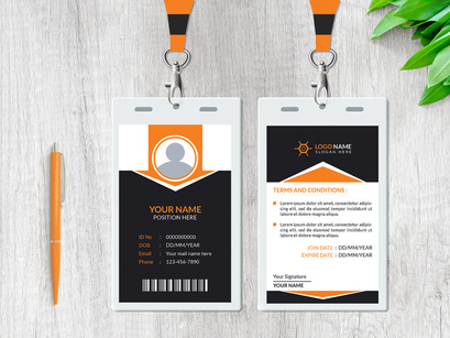 Corporate ID Card Design