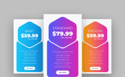 Pricing Table UI Elements Design Ver-6