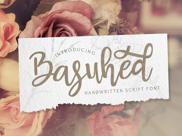 Basuhed - Handwritten Font preview picture