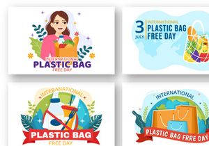 13 International Plastic Bag Free Day Illustration