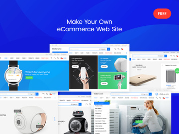 Mediamarket – FREE Electronics eCommerce PSD Template preview picture