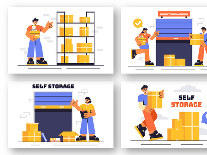 12 Self Storage Facility Illustration