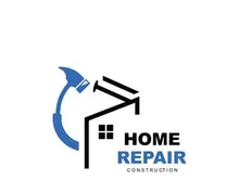 Home Repair logo design with handyman modern service template