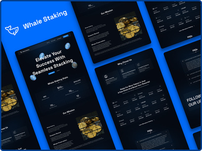 Staking Website Template