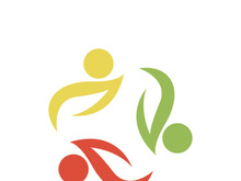 Community, network and social icon design template