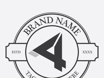 A vintage logo preview picture