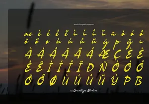 Bellford Dusktime | Retro Script