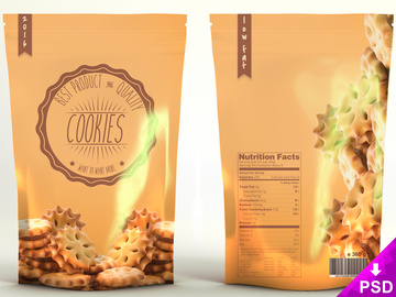 Snacks Product Bag Mockup [PSD] preview picture