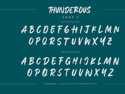 Thunderous - Bold Display Font