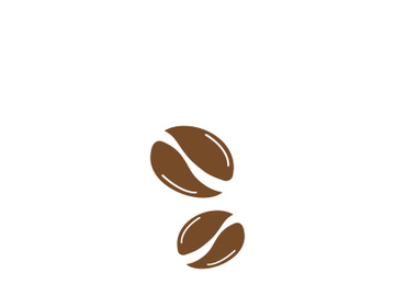 Premium coffee bean logo design. preview picture