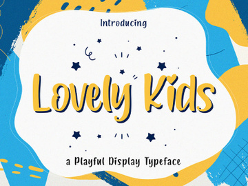 Lovely Kids - Playful Font preview picture