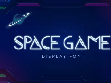 Space Game - Display Font preview picture