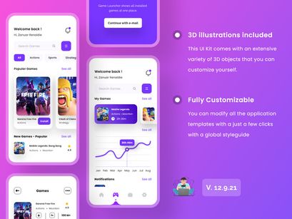 Game Store App UI Kits