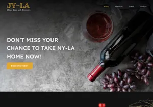 Wine Landing Page Interface - Figma