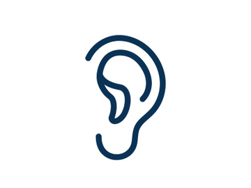 ear Logo Template vector icon preview picture