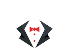 Tuxedo man logo and symbols template