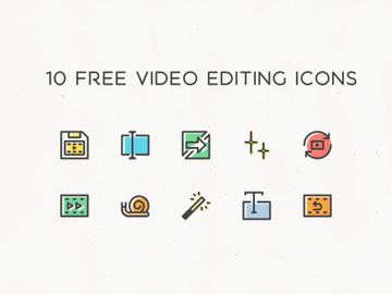 Video Editing Icons preview picture