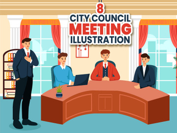 8 City Council Meeting Illustration preview picture