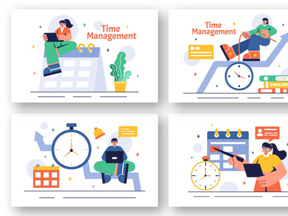 15 Time Management Planning Illustration