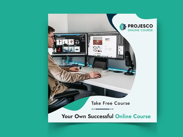 Online Course Social Media Post Template