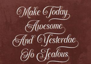 Agenda King - Vintage Script Font