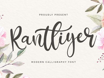 Rantliyer - Modern Calligraphy Font