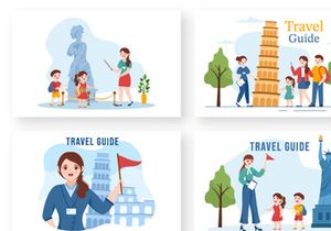 10 Travel Guide and Tour Illustration