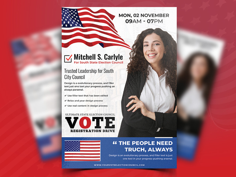 Political Campaign Flyer Vol.02
