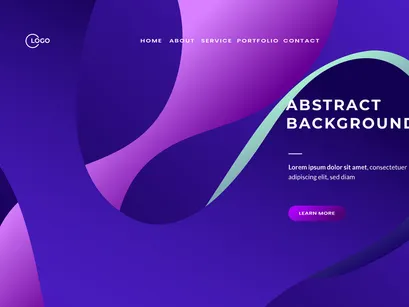 Abstract Background Wave Modern