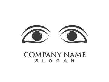 Eye Care vector logo design preview picture