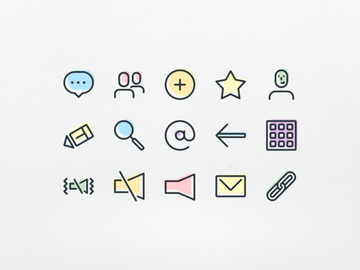 Telephone & Contact List Icons preview picture