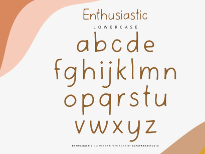 Enthusiastic - Handwritten Font