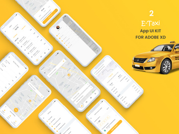 E-Taxi App Design 2 preview picture