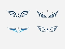 Wing Logo Template vector icon