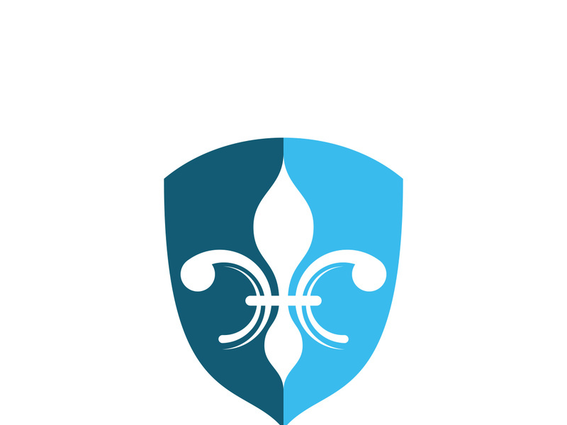 Fleur de lis vector icon design