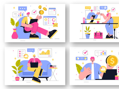 9 Freelancing and Gig Economy Illustration