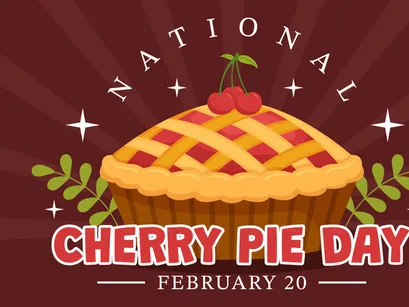 14 National Cherry Pie Day Illustration