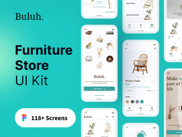 Buluh - Furniture Shop Mobile App UI Kit preview picture