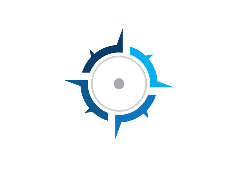 Compass Logo icon illustration design