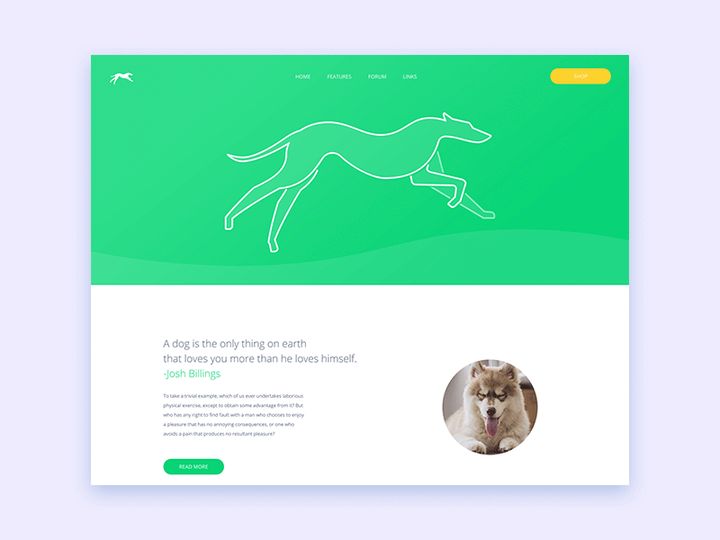 Greyhound Website UI