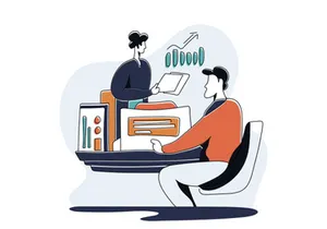 Academic Business 10 Flat Illustration
