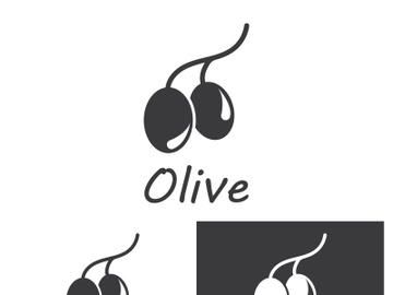 Olive fruit logo design. preview picture