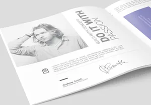 Free Square Brochure / Catalog Mock-up