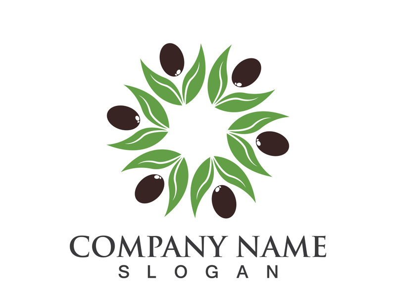 Extra virgin olive oil logo icon design vector illustration