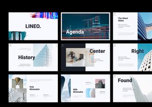 LINEO - Minimal Animated Powerpoint Template