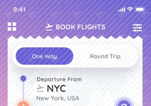 Flight Booking App Freebie