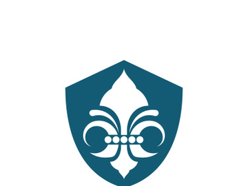 Fleur de lis vector icon design preview picture