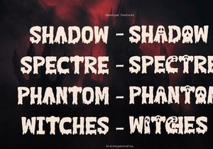 Phantasm Ghost | Horror Font
