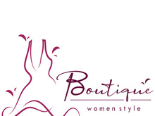 elegant women's fashion logo, clothing, boutique, convection, tailor, garment, business, apparel, fashion designer
