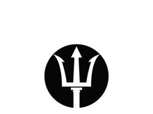 Trident Logo Template vector icon illustration design